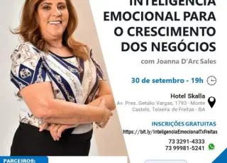 Palestra sobre Inteligência Emocional é realizada com apoio da Secretaria de Desenvolvimento Econômico