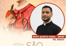 Paróquia São Lourenço inicia a festa do padroeiro com programação religiosa e quermesse