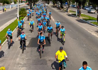 Passeio Ciclístico em prol do Levanta-te é realizado com apoio da Prefeitura de Teixeira de Freitas