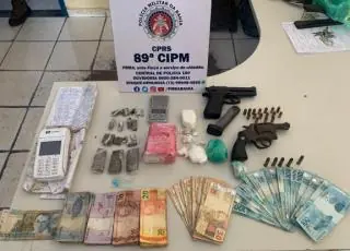 Pé de Pato é preso com armas e drogas em Nova Viçosa