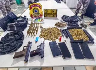PF apreende arsenal em território indígena de Porto Seguro