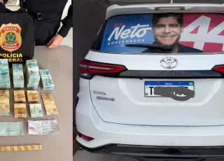 PF apreende R$ 450 mil em dinheiro vivo com apoiador de ACM Neto a dez dias das eleições