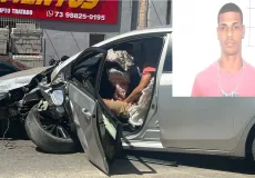 Pistola, carregadores e placas de colete são encontrados em carro de “Malagueta” morto após confronto com a PM em Prado