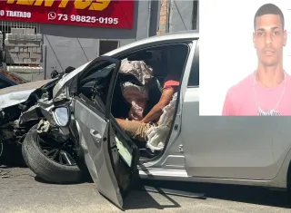 Pistola, carregadores e placas de colete são encontrados em carro de “Malagueta” morto após confronto com a PM em Prado