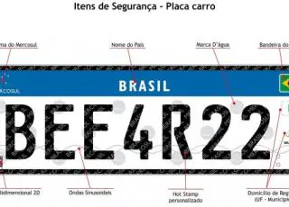 Placa Mercosul entra em vigor na Bahia dia 17