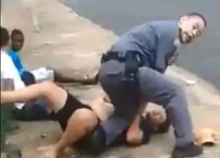 PM agride mulher grávida em ocorrência e é afastado; Veja o vídeo