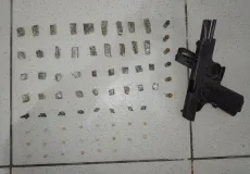 PM apreende arma de fogo e drogas durante operação em Porto Seguro