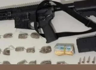 PM apreende armas e drogas após confronto em Barrolândia, distrito de Belmonte