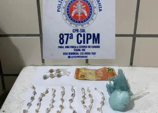 PM apreende cocaína e crack em Teixeira de Freitas