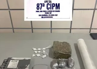 PM apreende maconha e cocaína em Teixeira de Freitas 