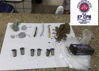 PM apreende maconha e cocaína no  Liberdade em Teixeira de Freitas