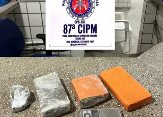 PM apreende mais de 1 quilo de maconha em Teixeira de Freitas