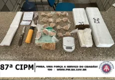 PM apreende mais de 2 quilos de drogas neste domingo (25) em Teixeira de Freitas