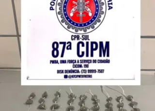 PM apreende menor com 52 papelotes de maconha em Teixeira de Freitas