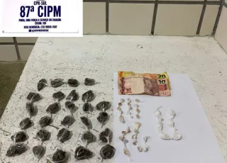 PM apreende menor com maconha, crack e cocaína em Teixeira de Freitas