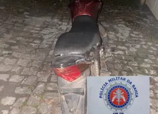 PM apreende moto com adulteração no motor e no chassis em Santo Antônio