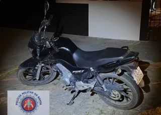 PM apreende moto em Teixeira de Freitas com restrição