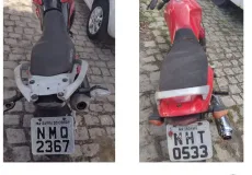 PM apreende motocicletas com adulteração em Teixeira de Freitas