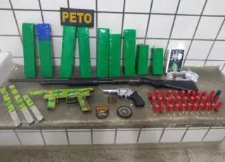PM de Itamaraju apreende drogas, armas e munições