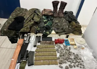 PM e PC prendem traficante com munições de fuzil e drogas