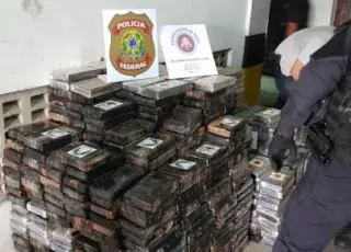 PM e PF fazem maior apreensão de cocaína da Bahia