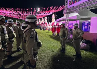 PM garante segurança na primeira noite do 37º Arraiá do Água Fria em Medeiros Neto