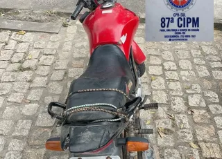 PM identifica adulteração em motocicleta no Liberdade em Teixeira de Freitas