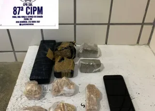 PM prende em flagrante em Teixeira de Freitas homem com quase dois quilos de maconha e crack
