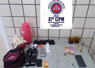 PM prende homem com 50 pedras de crack em Teixeira de Freitas
