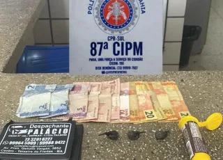 PM prende homem com cocaína em Teixeira de Freitas