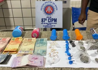 PM prende homem com drogas em Teixeira de Freitas