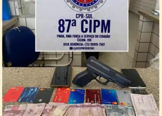 PM prende homem que roubou clientes de posto de combustível