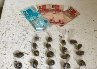 PM prende homem suspeito de tráfico de droga em Teixeira de Freitas