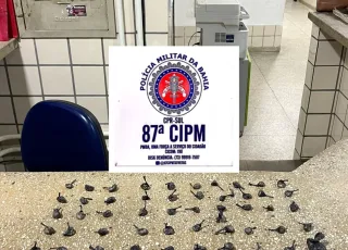 PM prende suspeito com cocaína durante a madrugada em Teixeira de Freitas
