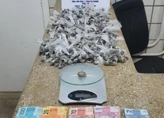 PM prende suspeito de tráfico de drogas com mais de 1kg de maconha acondicionado em 700 papelotes