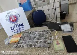PM prende suspeitos de envolvimento com tráfico de drogas em Teixeira de Freitas