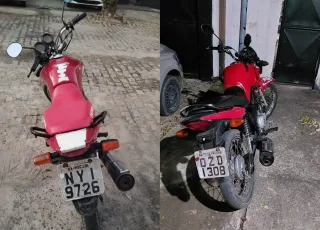 PM prende suspeitos por drogas e por receptação de moto roubada em Teixeira de Freitas