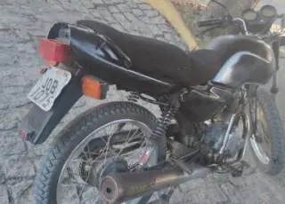 PM recupera moto em Teixeira de Freitas que havia sido furtada no mês de abril