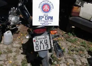 PM recupera moto que havia sido roubada no início do ano em Teixeira de Freitas
