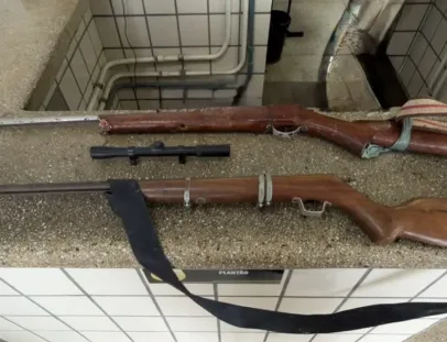 PMBA apreende duas armas de fogo em Teixeira de Freitas
