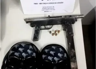 Policia apreende arma de fogo, em Porto Seguro. Criminoso morreu em confronto com os policiais