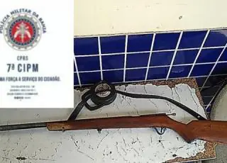 Polícia apreende arma de fogo na zona rural de Itapebi