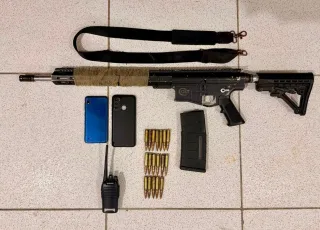 Polícia apreende fuzil calibre 7,62 após confronto com suspeitos armados em Pindorama