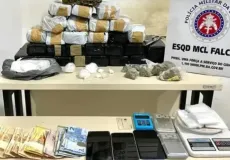 Polícia apreende mais de 15 kg de drogas dentro de carro na Bahia