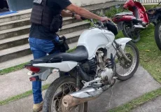 Polícia Civil apreende motocicleta utilizada por criminosos em Eunápolis