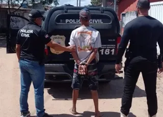 Policia Civil da Bahia cumpre mandado de prisão temporária em desfavor de investigado por crime de homicídio