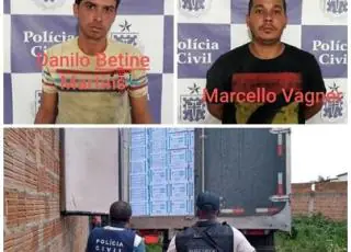 Polícia Civil de Teixeira de Freitas recupera caminhão roubado em Minas Gerais.