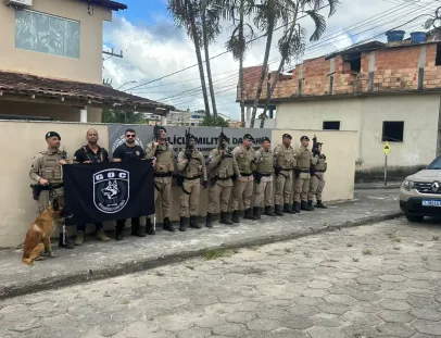 Polícia Civil e Polícia  Militar cumprem mandado de busca e apreensão e apreendem armas de fogo em Mucuri