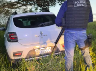 Polícia Civil localiza carro de motorista de aplicativo desaparecido em Eunápolis 