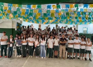 Polícia Civil promove palestra sobre Bullying e Cyberbullying para estudantes em Porto Seguro